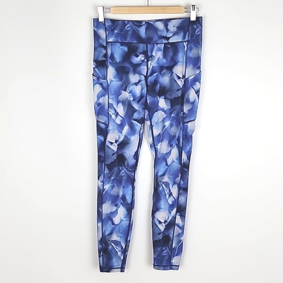 lululemon athletica Pants - Lululemon Women's Speed Up Tight Full-On Luxtreme Blue White 26" Inseam 8